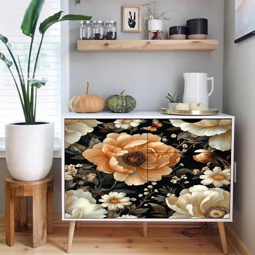 tapete selbstklebend 44wX300Lcm Retro-Blumen Und Grüne Blätter tapetenkleister vliestapete Hochwertiges Wandbild für Mietwohnungen – ideal zur schnellen Raumgestaltung ohne Bohren EBZ9-261100 tapete selbstklebend 44wX300Lcm Retro-Blumen Und Grüne Blätter tapetenkleister vliestapete Hochwertiges Wandbild für Mietwohnungen – ideal zur schnellen Raumgestaltung ohne Bohren EBZ9-261100 von Generisch