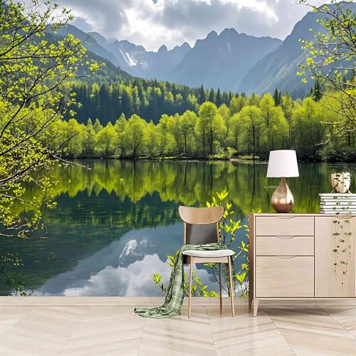 tapete vintage 400x280cm Grüne Landschaft vintage tapete Großformatiges 3D Wandbild auf Canvas ohne Kleberückseite, perfekt für Wohnwand EB24-1340 tapete vintage 400x280cm Grüne Landschaft vintage tapete Großformatiges 3D Wandbild auf Canvas ohne Kleberückseite, perfekt für Wohnwand EB24-1340 von Generisch