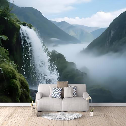 tapete vintage 400x280cm Schöner Gebirgsfluss vintage tapete Großformatiges 3D Wandbild auf Canvas ohne Kleberückseite, perfekt für Wohnwand EB24-1440 tapete vintage 400x280cm Schöner Gebirgsfluss vintage tapete Großformatiges 3D Wandbild auf Canvas ohne Kleberückseite, perfekt für Wohnwand EB24-1440 von Generisch
