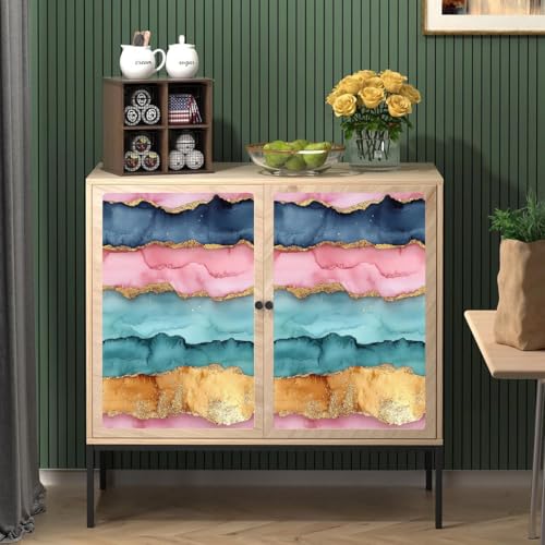 tapete vintage 44wX500Lcm Bunte Kunststreifen tapete selbstklebend Stilvolle Wandverschönerung für Wohnzimmer, Flur oder Gästezimmer – einfach anzubringen EBZ9-262360 von Generisch