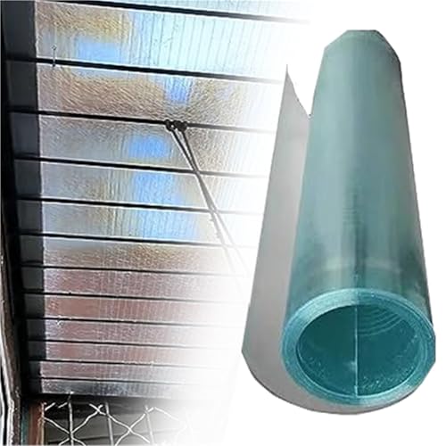 wellplatten transparent 1,2 mm dicke glasfaserverstärkte Dachplatten, Dachfenster-GFK-Dachplatten für Schuppen/Lagerräume/Innendachfenster, wetterbeständige(W 1.2m/47.2in,L 1m/39.4in) von Generisch