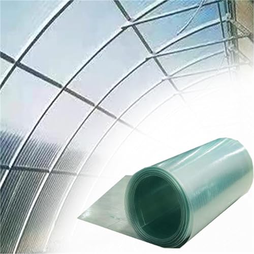 wellplatten transparent Isolierende, durchsichtige Dachtraufenplatte für Pavillon/Terrasse/Gewächshaus, starke, schlagfeste Fiberglas-Dachplatte, transparente(W 0.7m/27.6in,L 19m/748in) von Generisch