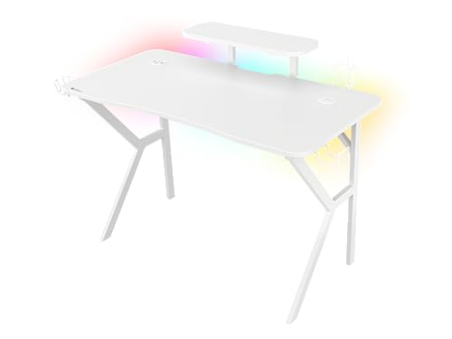 Genesis Gaming Tisch HOLM 320 RGB weiß (120cm x 75cm) von Genesis