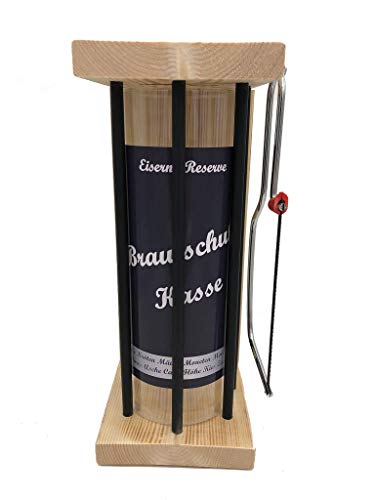 Brautschuh Kasse - Eiserne Reserve Spardose Black XL Black Edition incl. Säge - Geldgeschenk - das andere Sparschwein - lustige Sparbüchse - Geschenkidee von Genial-Anders