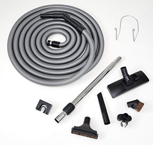 Genialvac Standard-Schlauch-Set für Zentralstaubsauger für Saugdosen 36-38mm (Länge 15m) von Genial System global Wäscheschacht-Systeme