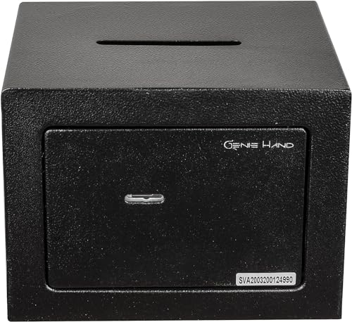 Genie Hand | Mechanische Möbeltresor für Zuhause mit Schlüssel, Tresor Safe mit Einwurfschlitz – Doppelbartschloss Genie Hand | Mechanische Möbeltresor für Zuhause mit Schlüssel, Tresor Safe mit Einwurfschlitz – Doppelbartschloss von Genie Hand