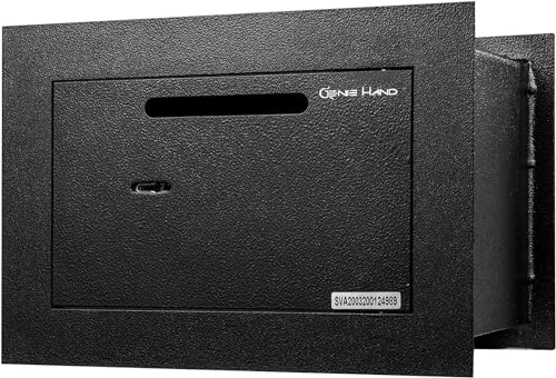 Genie Hand | Mechanische Wandtresor für Zuhause mit Schlüssel, Tresor Safe mit Einwurfschlitz – Doppelbartschloss von Genie Hand