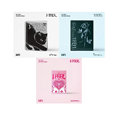 (G) I-DLE - I feel (6th Mini Album) CD+Pre-Order Benefit+Folded Poster (3 ver. SET, 3 Folded Posters) von Genie Music