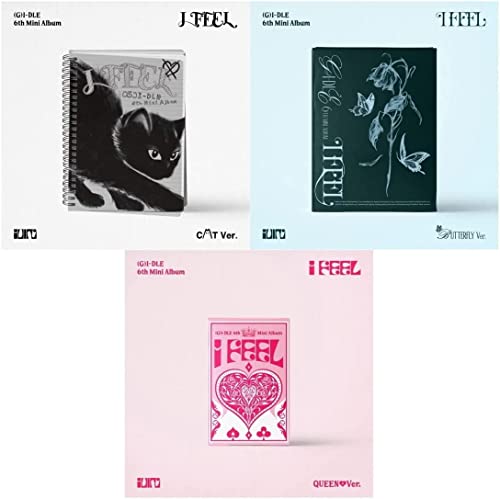 (G) I-DLE - I feel (6th Mini Album) CD+Pre-Order Benefit+Folded Poster (Cat ver. / CD Only, No Poster) von Genie Music