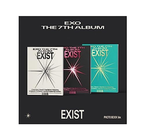 EXO - EXIST [Photo Book Ver.] 7th Album+Folded Poster (O ver, 1 Folded Poster) von Genie Music