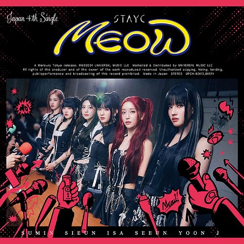 STAYC - 4th Single Album MEOW/Cheeky Icy Thang 1st Press Regular Edition Japan version CD STAYC - 4th Single Album MEOW/Cheeky Icy Thang 1st Press Regular Edition Japan version CD von Genie Music