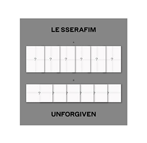 LE SSERAFIM - 1st Studio ALBUM UNFORGIVEN (Weverse Album ver.) (A+B ver. SET) von Genie Music