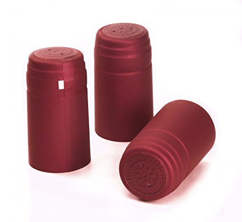 25x Schrumpfkapsel für Glas Flaschen Granat rot seidenmatt Flaschenkapsel mit Siegel 25x Schrumpfkapsel für Glas Flaschen Granat rot seidenmatt Flaschenkapsel mit Siegel von Geniess-Bar!