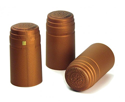 50x Schrumpfkapsel für Glas Flaschen Oxid bronze seidenmatt Flaschenkapsel mit Siegel 50x Schrumpfkapsel für Glas Flaschen Oxid bronze seidenmatt Flaschenkapsel mit Siegel von Geniess-Bar!