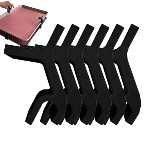 Backblech Stapler | Wiederverwendbare Tablettstapler | Gefriertrockner Tablett Stapler | Universelle Tablettstapler Zur Verhinderung Von Kippen Und Herunterfallen, Platzsparendes Backzubehör von Genikeer