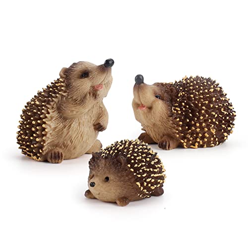 Garten Igel Deko | Lebensechte Igel Verzierung | Gartenfiguren Igel | Garten Tierfiguren Deko Skulptur | Gartendeko Outdoor Garten Ornamente Für Garten Und Terrasse von Genikeer