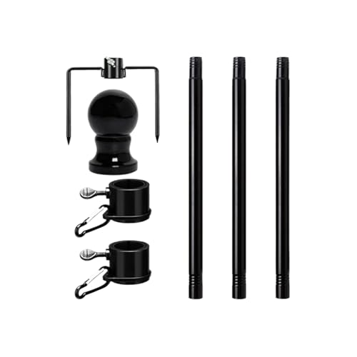 Genikeer Fahnenmast Set - 1.15m Höhe Verstellbarer Garten Flaggenmast - Edelstahl Flaggenstange Für Garten Hof Zuhause Rasen Terrasse Tor Campingplatz Schule Sportveranstaltung Geschäftsinhaber - für Genikeer Fahnenmast Set - 1.15m Höhe Verstellbarer Garten Flaggenmast - Edelstahl Flaggenstange Für Garten Hof Zuhause Rasen Terrasse Tor Campingplatz Schule Sportveranstaltung Geschäftsinhaber - für von Genikeer