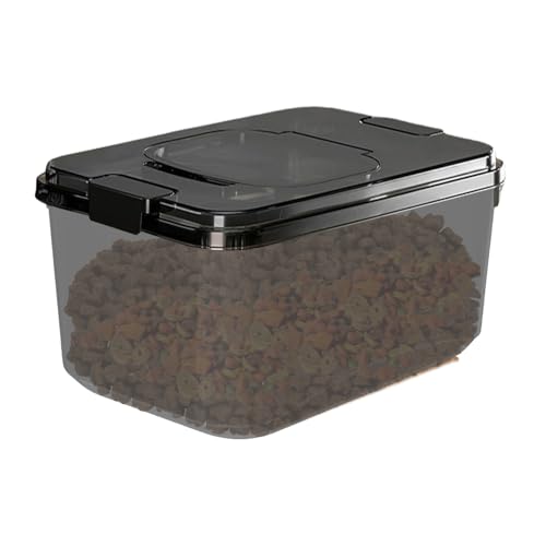 Genikeer Hundefutter Aufbewahrungsbehälter | Hundefutter Aufbewahrungsbox,Großvolumige Vorratsbehälter Für Müsli Reis Küche Haustierfütterung Camping von Genikeer