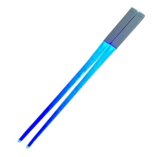 Genikeer Licht LED Lichtschwert Essstäbchen | Leuchtende Essstäbchen | Wiederverwendbare Sushi Leuchtschwerter Essstäbchen | Lichtschwert Chopstick Für Küchen Dinnerparty Sushi Besteck von Genikeer