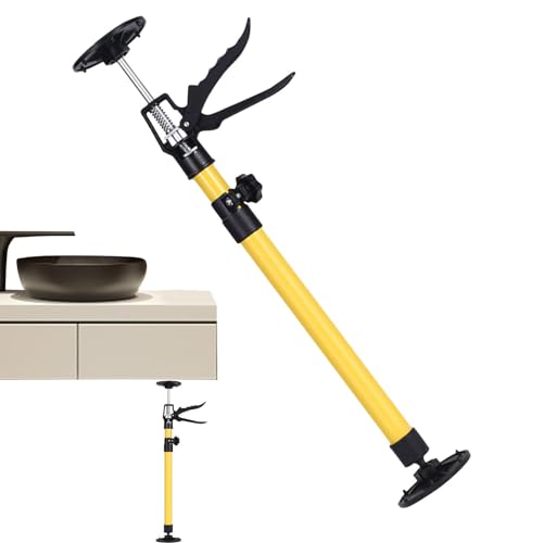 Genikeer Robuste Stützstange, Einhandstütze Montagestütze Deckenstütze Teleskopstütze Mit 40 Kg Tragkraft Für Trockenbau, Schränke, Dunstabzugshauben von Genikeer