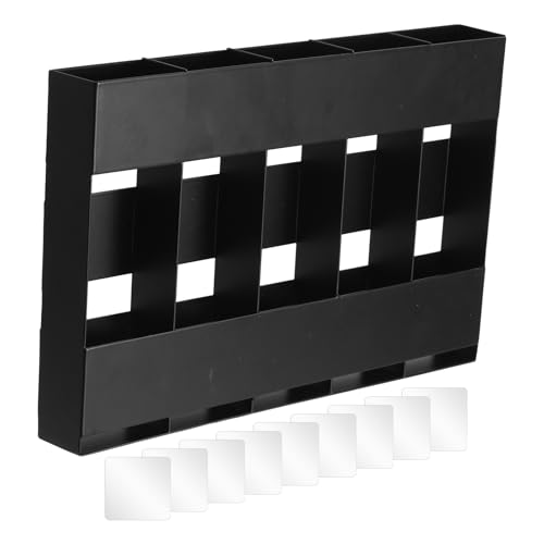 Genikeer Strohhalmehalter Für Theke | 5-Fach Aufbewahrung Für Strohhalme - Wiederverwendbarer Behälter Mit Klebeband Für Küchenutensilien Bürsten Stäbchen Arbeitsplatz Schrank Bad Genikeer Strohhalmehalter Für Theke | 5-Fach Aufbewahrung Für Strohhalme - Wiederverwendbarer Behälter Mit Klebeband Für Küchenutensilien Bürsten Stäbchen Arbeitsplatz Schrank Bad von Genikeer