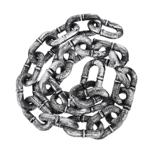 Halloween Ketten, Gruselketten, 1,5M Realistische Deko Für Draußen Friedhof Innen Gefängnis Gruselhaus Party Halloween Halloween Ketten, Gruselketten, 1,5M Realistische Deko Für Draußen Friedhof Innen Gefängnis Gruselhaus Party Halloween von Genikeer