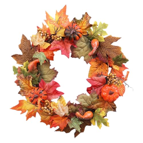 Herbst Tür- Wetterfester Bauernhaus Für Haustür - Halloween Erntedekoration Saisonal Weihnachten Außenbereich Vordereingang Herbst Tür- Wetterfester Bauernhaus Für Haustür - Halloween Erntedekoration Saisonal Weihnachten Außenbereich Vordereingang von Genikeer