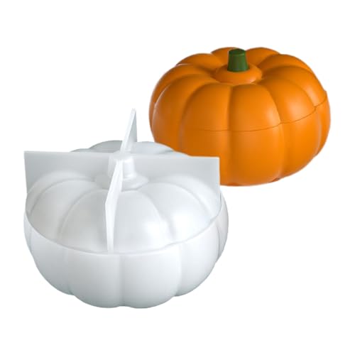 Herbstformen Silikone | Halloween Kürbis Behälter Silikon Form - Wiederverwendbare Deko für Gips Fondant Handwerk Gussteile Küche Feiertags Party Thanksgiving Neujahr Herbstformen Silikone | Halloween Kürbis Behälter Silikon Form - Wiederverwendbare Deko für Gips Fondant Handwerk Gussteile Küche Feiertags Party Thanksgiving Neujahr von Genikeer