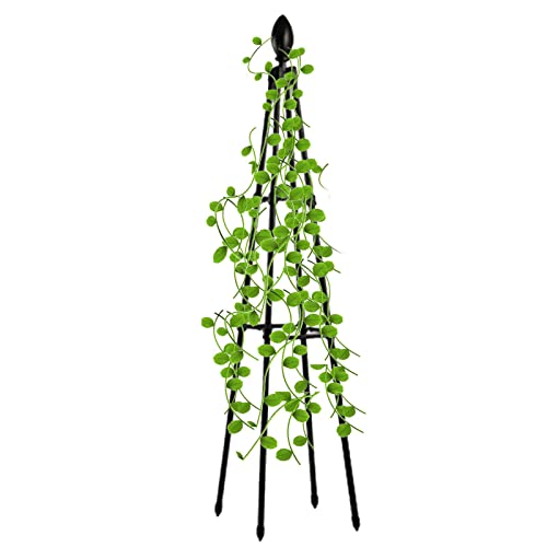 Rankhilfe Obelisk | Metall Garten Decor Trellis | Ranksäule Für Kletterpflanzen | Rankturm | Garten Obelisk | Freistehende Rankhilfe Für Kletterpflanzen von Genikeer