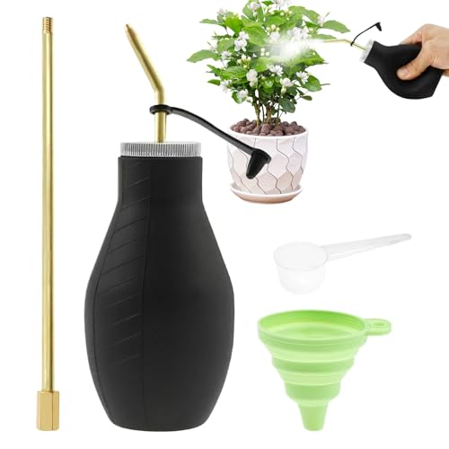 Staubpuder Sprühgerät,200ml Garten Pulverspender | Teleskop Ausbringer Für Outdoor Tomaten Gemüse Indoor Blumen Gewächshäuser Paprika Plantage Blüte Ernte von Genikeer