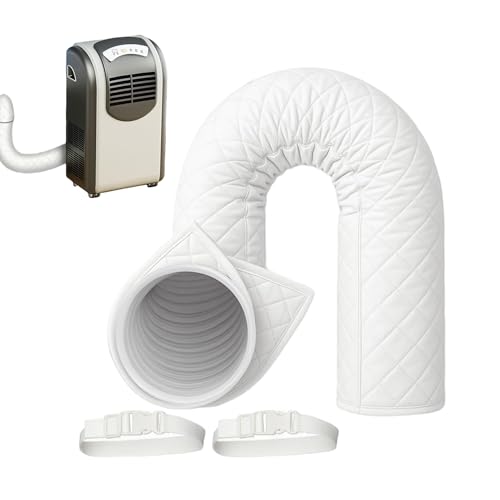 Tragbare Klimaanlagen-Schlauch-Abdeckung,Wärmereduzierende Isolierhülle Für AC Schläuche - Abgasschlauch Zubehör Vielseitige Abdeckung Für Wohnung Hotel Büro Studentenzimmer Tragbare Klimaanlagen-Schlauch-Abdeckung,Wärmereduzierende Isolierhülle Für AC Schläuche - Abgasschlauch Zubehör Vielseitige Abdeckung Für Wohnung Hotel Büro Studentenzimmer von Genikeer