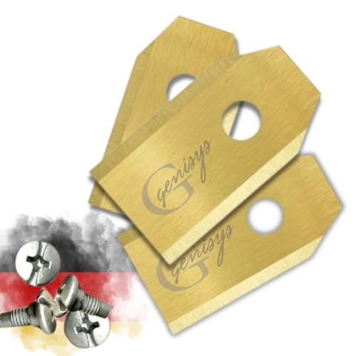 Genisys 30 Titan Ersatzmesser kompatibel mit Segway Navimow Ti3 0,75mm Ersatzklingen - LongLife - 1-Loch bruchsicher [DIN EN 50636 geprüft] von Genisys