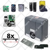 Faac Genius Schiebetor-Automatisierungsset blizzard 500 kg 230 v Rack - metri cremagliera: 8 metri von Genius