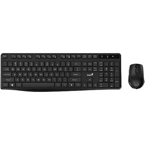 GENIUS KM-8206S Kabellose Silent Tastatur Maus Combo von Genius