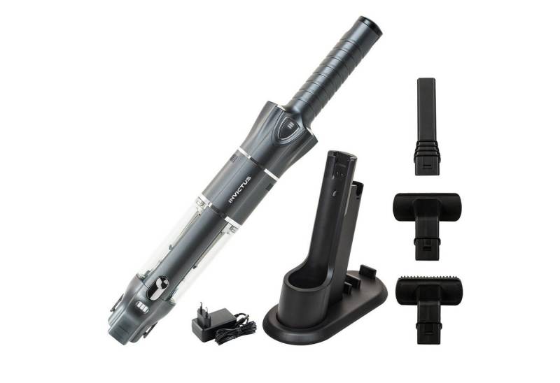 Genius Handstaubsauger INVICTUS ONE 3.0e Akku-Handstaubsauger Bodenstaubsauger 11-tlg., Spot-Licht von Genius