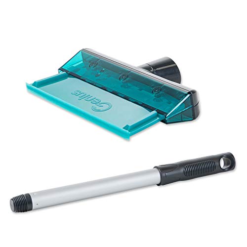 Genius Fensterwischer-Set 2-TLG - Wischer-Set aus Fensterwischer 20cm Breite & Universalstange 32cm glänzende und streifenfreie Sauberkeit an Fenster, Fließen und Autoscheibe A15011 Grün klein von Genius