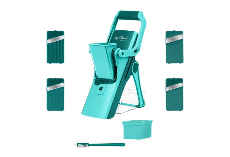 Genius Gemüsehobel Nicer Dicer Mando, Gemüsehobel, (10tlg), Scheiben und Julienne von Genius