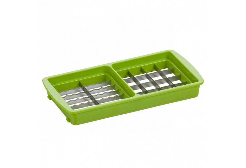 Genius Gemüsemesser Nicer Dicer smart Messereinsatz 10x30 & 15x15 mm, kiwigrün, Messereinsatz 10x30 & 15x15 mm, kiwigrün - aus Edelstahl von Genius
