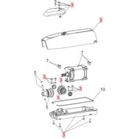 Genius - Karosseriegruppe für Mistral Sirocco Motor Original Ersatzteil 63003348 von Genius