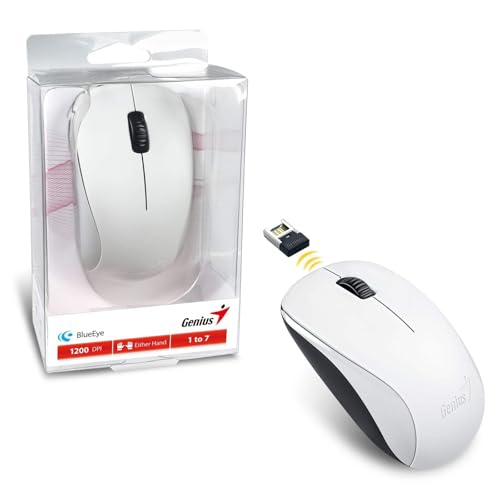 Genius NX-7000 Kabellose Maus, Weiß von Genius
