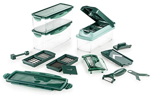 Genius Nicer Dicer Plus (18 Teile) Multischneider zum Schneiden von Gemüse | Gemüsehobel & Gemüseschneider Genius Nicer Dicer Plus (18 Teile) Multischneider zum Schneiden von Gemüse | Gemüsehobel & Gemüseschneider von Genius