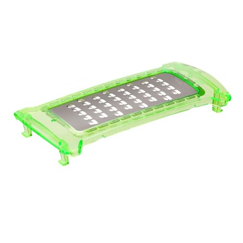 Genius Nicer Dicer Plus Reib-Einsatz Reibe grob inkl. Schutzabdeckung Zubehör Ersatzteile - kompatibel mit Nicer Dicer Plus - Käsereibe & Gemüsereibe für Käse, Schokolade, Obst von Genius