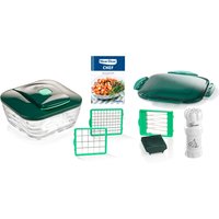 Genius Zerkleinerer "Nicer Dicer Chef inkl. Knoblauch-Schneider G5, Set 10-tlg.", ermöglichen eine Arbeitserleichterung durch kinderleichte Anwendung von Genius