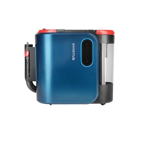 Genius Invictus F9 Waschsauger Textilreiniger Set 16 tlg, Fleckenreiniger Polsterreiniger mit starker Leistung, 4 Modi, LED Touch Display, Duales Tanksystem 1.6 L und 1.3 L, Bürsten Set von Genius