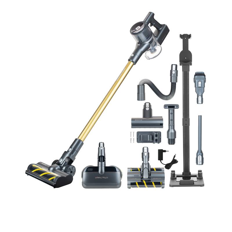 INVICTUS X8 FACELIFT Akkustaubsauger | Deluxe-Set 23-tlg. von Genius