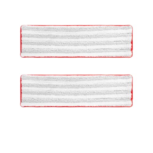 Genius Invictus Saugmopp Bodenwischer 2 in 1 Mikrofaser Wischpad 2 TLG, Wischmopp Ersatzteile, geeignet für Waschmaschinen von Genius