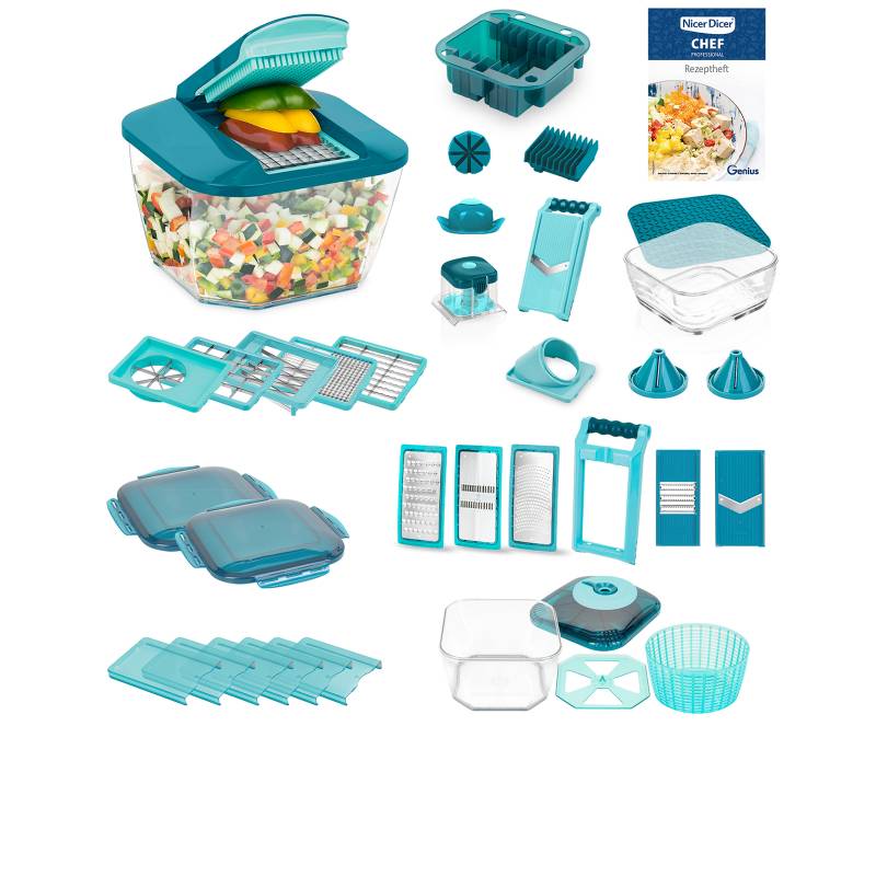Nicer Dicer Chef Professional | Deluxe-Set 39-tlg. Nicer Dicer Chef Professional | Deluxe-Set 39-tlg. von Genius