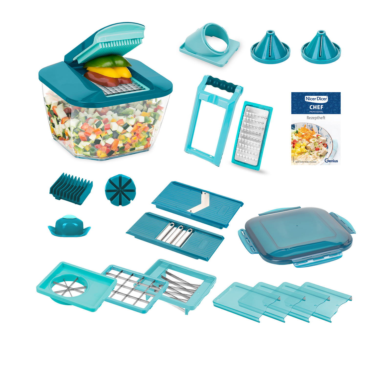 Nicer Dicer Chef Professional | Set 23-tlg. von Genius