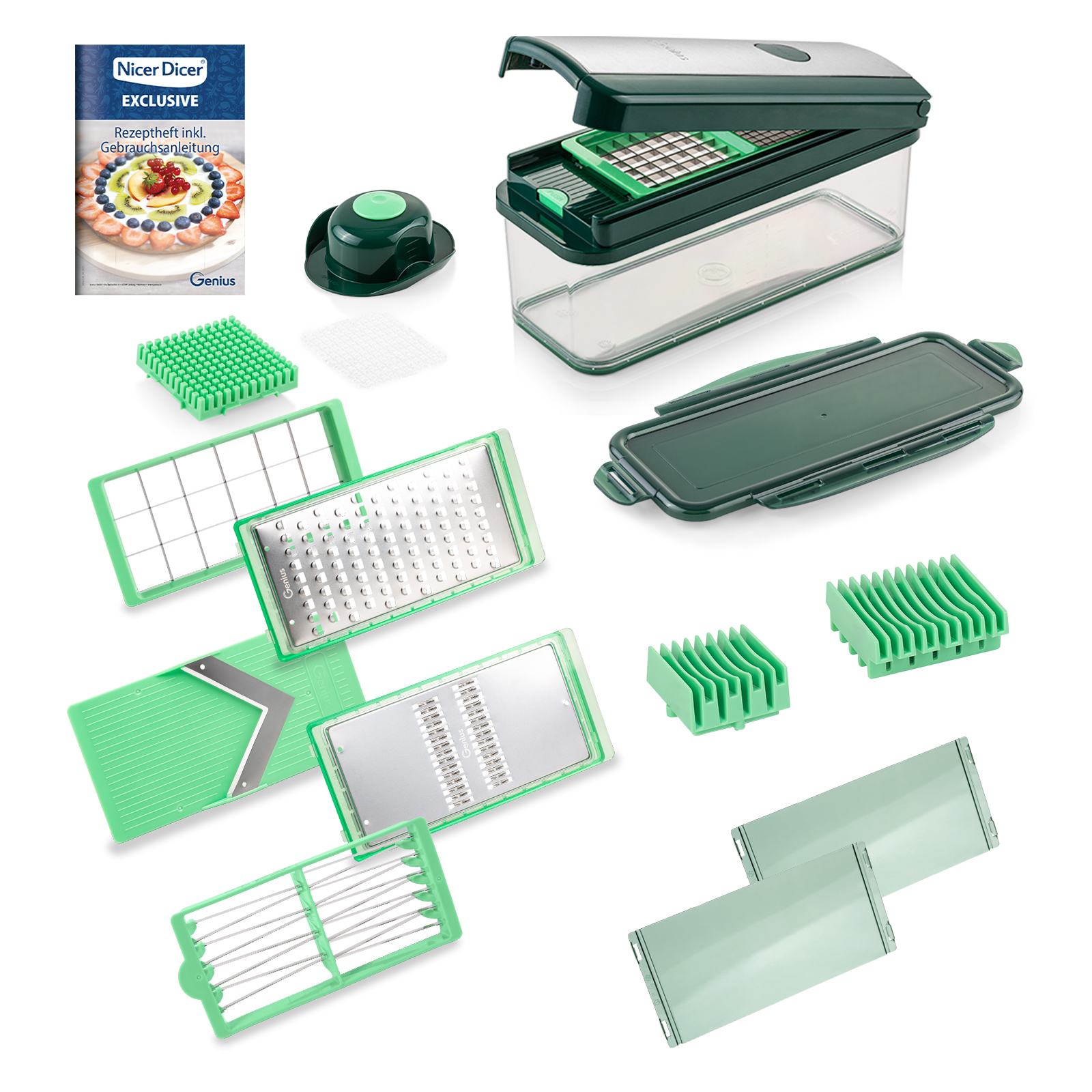 Nicer Dicer Exclusive | Set 15-tlg. von Genius