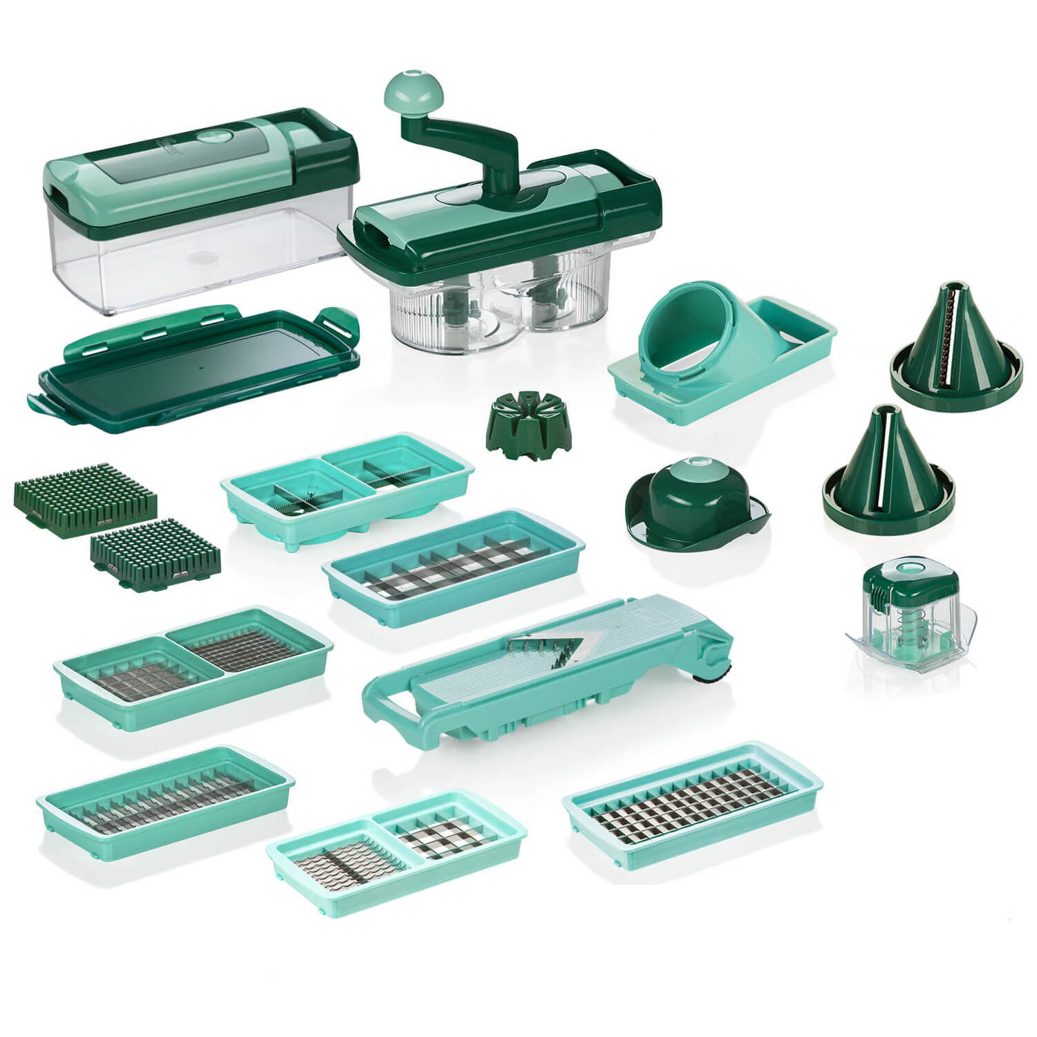 Nicer Dicer Fusion smart | inkl. Nicer Twist (28-tlg.) von Genius